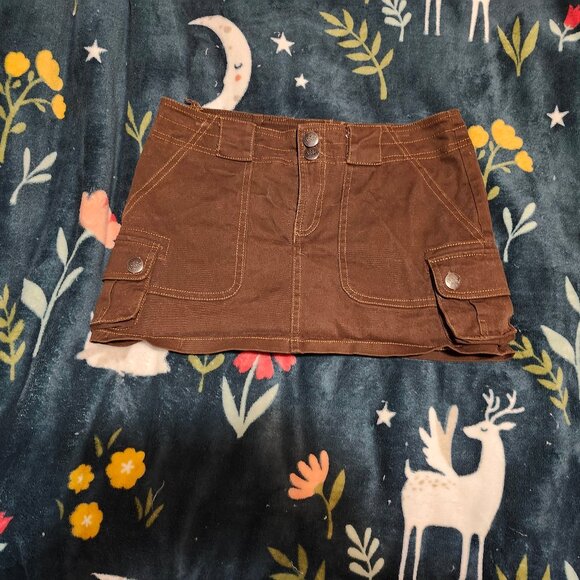 Brown Cargo Skort - Picture 4 of 11